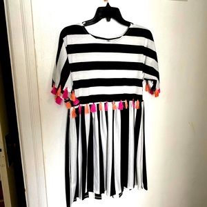 Stripes & Tassels Dress